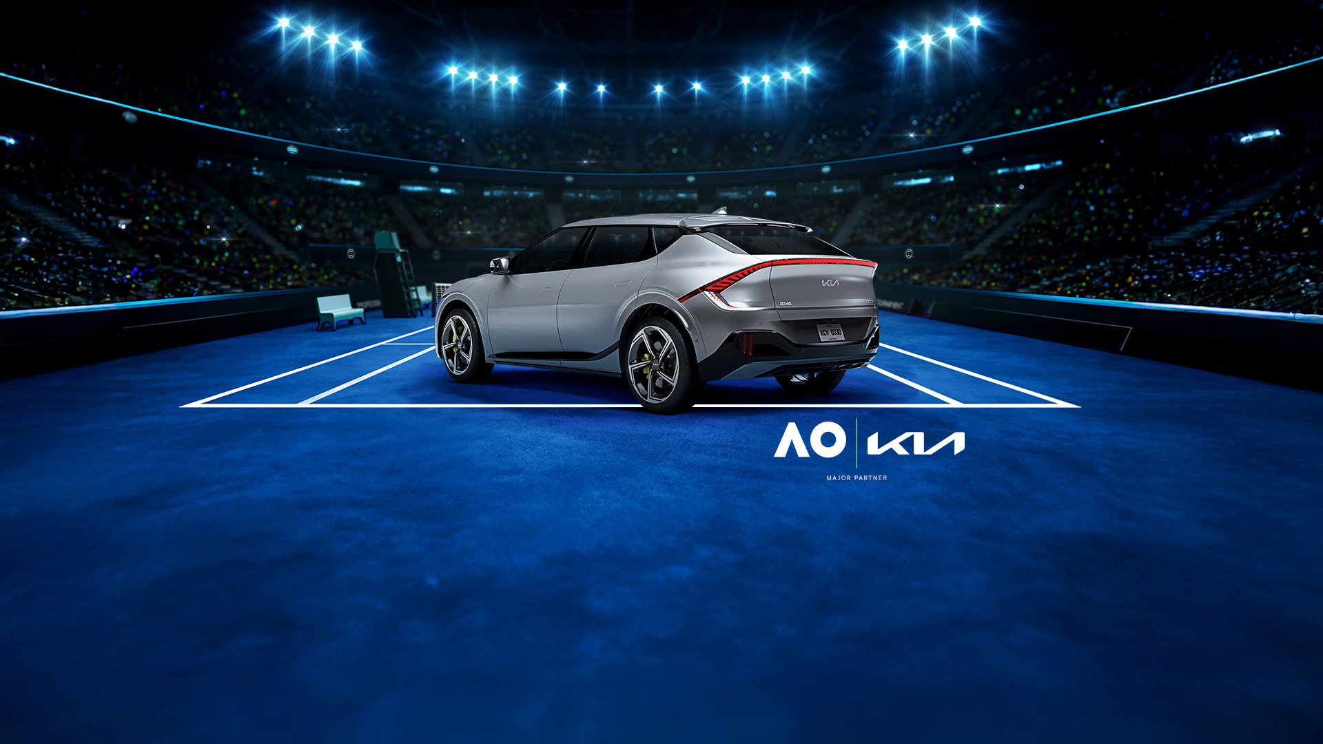 ⁠Kia EV6 te invita al Australian Open